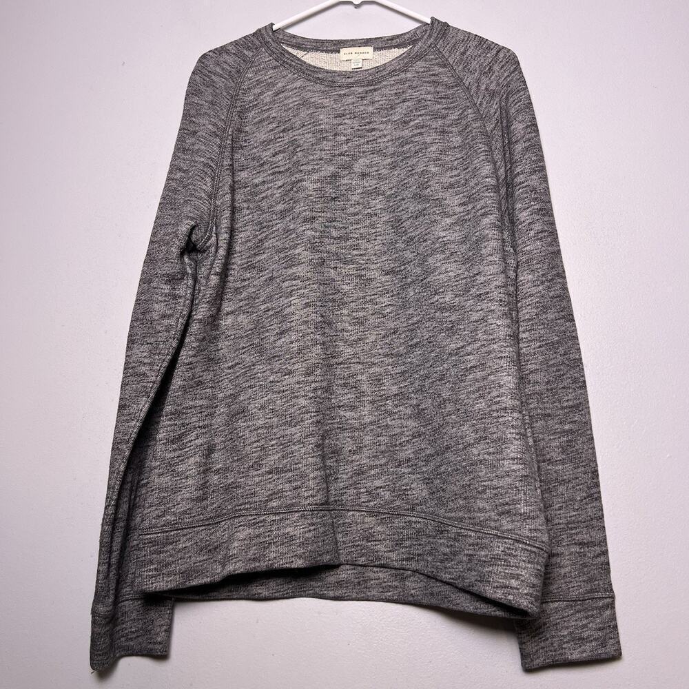Club Monaco Men's Gray Pullover Sweater Sz L Basic Simple Everyday Casual